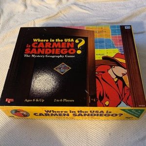 Where in the USA is Carmen Sandiego Board Game